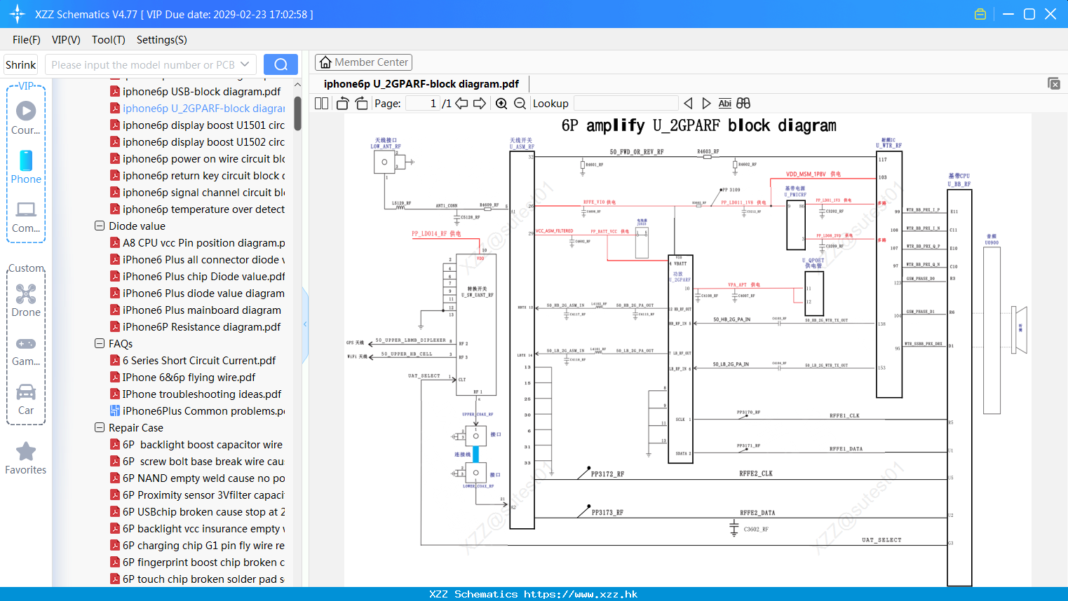 Iphone6p U_2GPARF-block Diagram